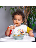 Vital Baby power suction bowl in natural berry for toddler feeding (British brand)