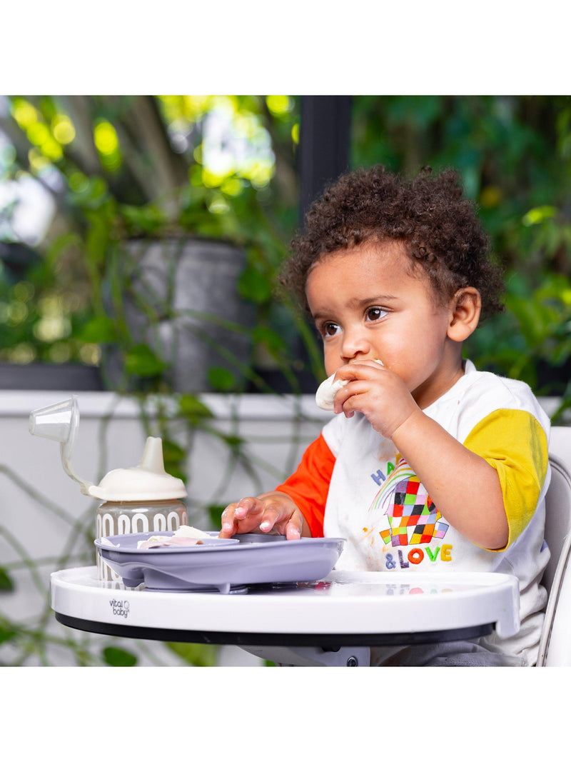 Vital Baby toddler suction plate Natural Berry (British brand)