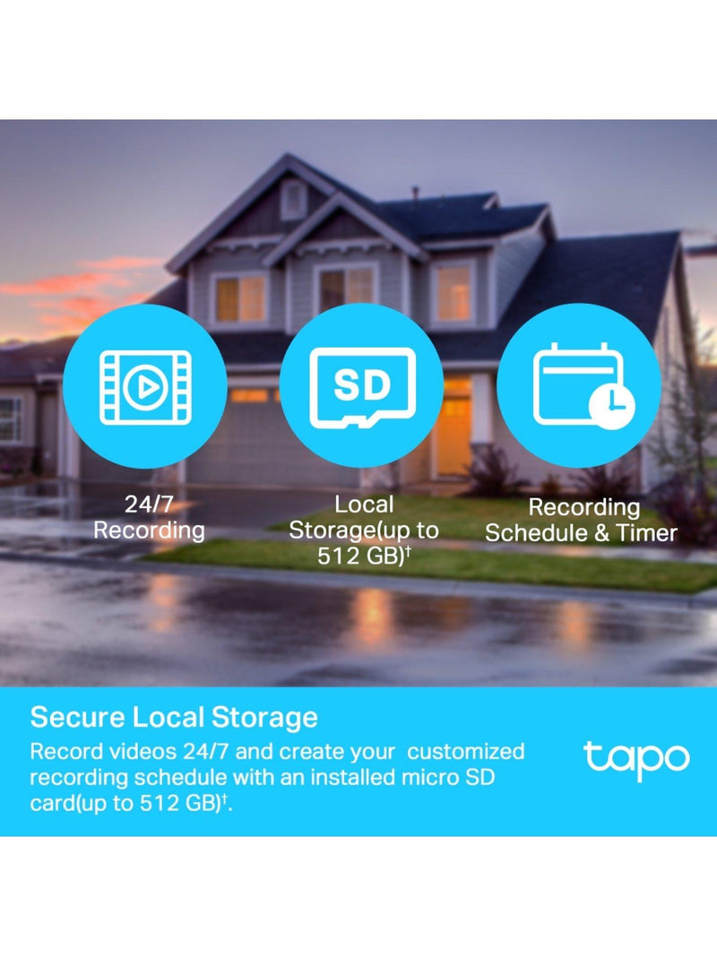 TP-Link Tapo C500 outdoor pan tilt security camera (British brand)