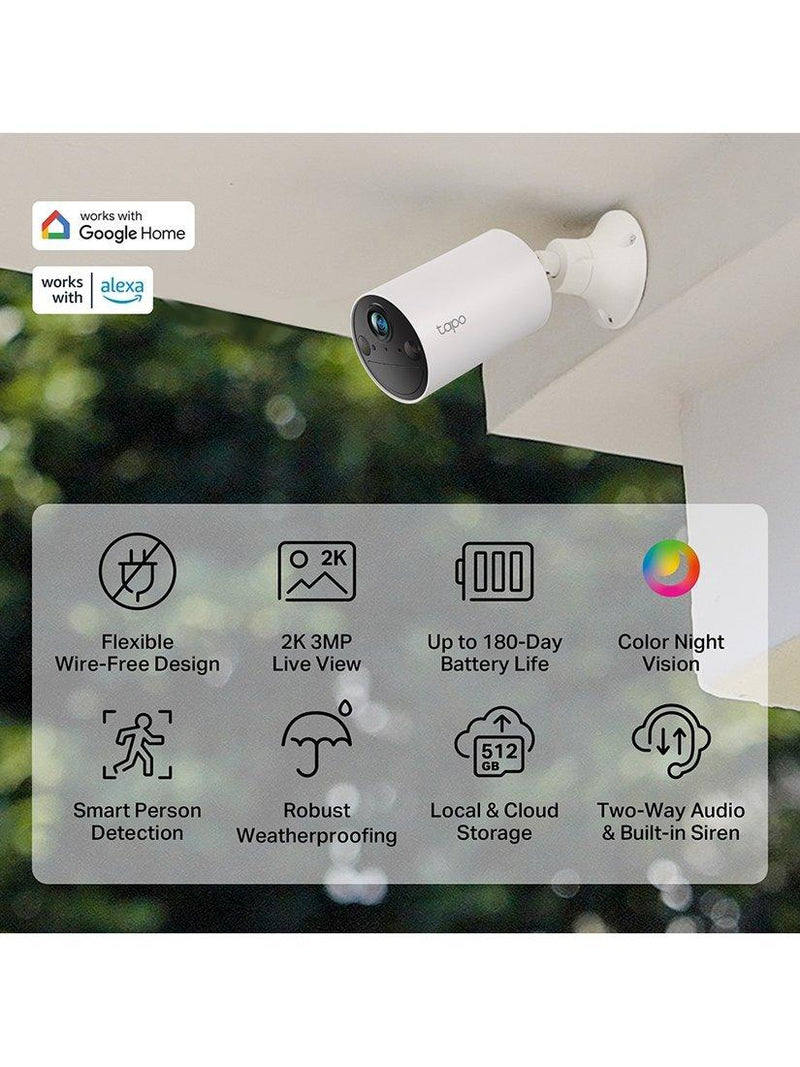 TP-Link Tapo C410 2K battery smart security camera, imported from the UK