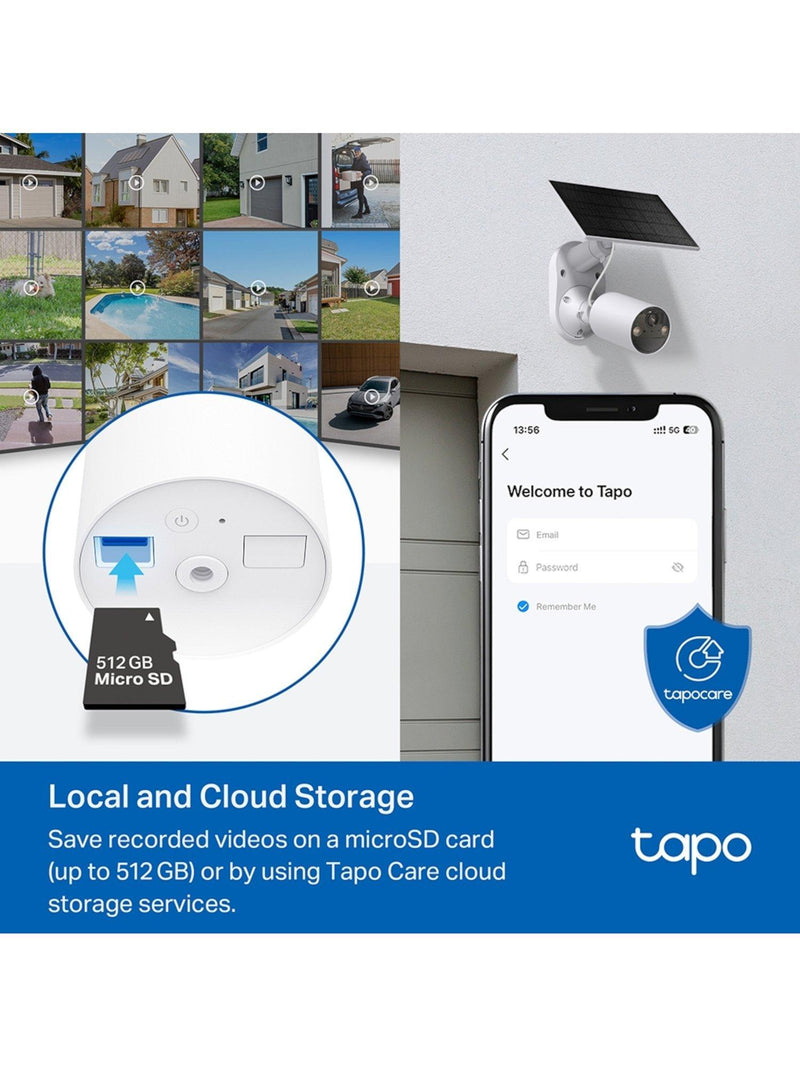 TP-Link Tapo C410 solar-powered smart security camera kit (British brand)