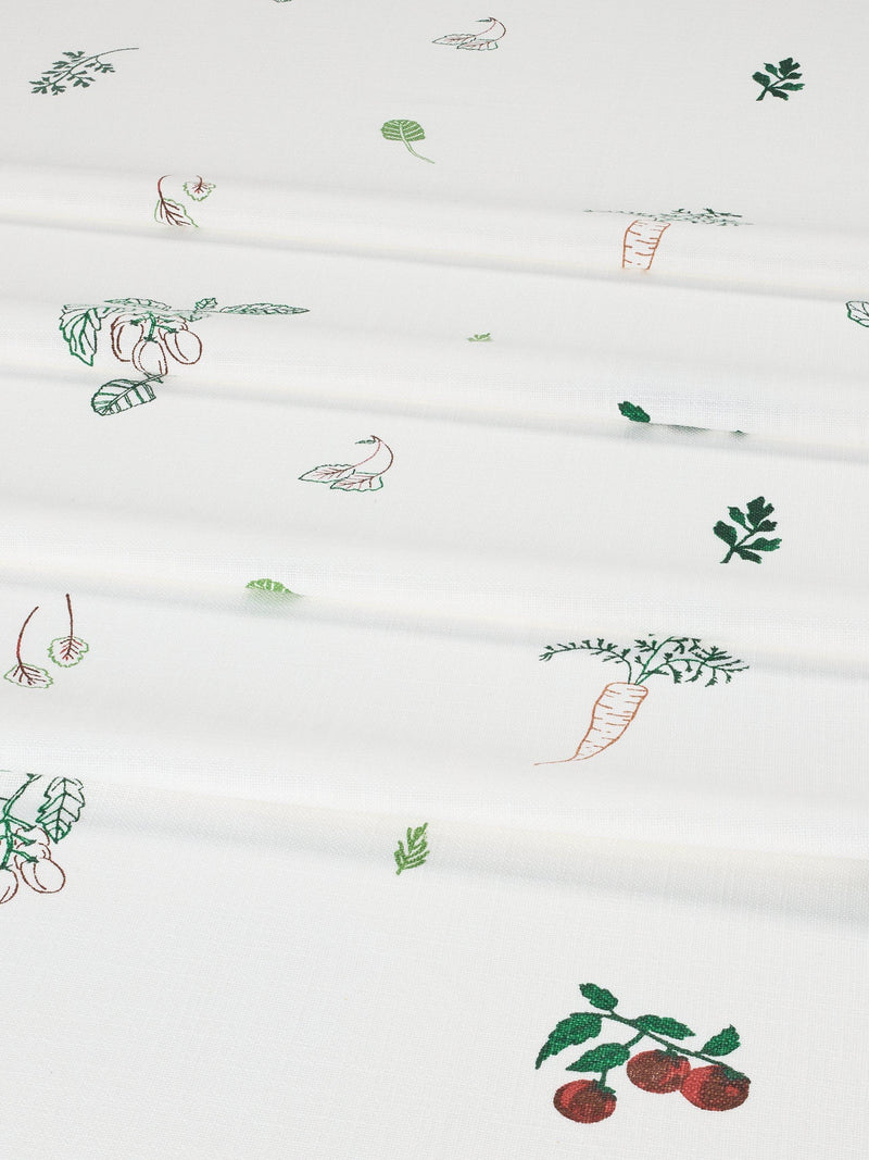 John Lewis X Deliciously Ella cotton tablecloth white 250x160cm, imported from the UK