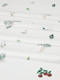 John Lewis X Deliciously Ella cotton tablecloth white 250x160cm, imported from the UK