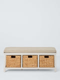 John Lewis shoe bench greige FSC-certified acacia wood (British brand)