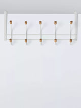 John Lewis John Lewis Over the Door 5 Hook Set, White- Buy online at McGrocer