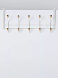 John Lewis white over-door 5 hook set, UK version