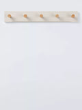 John Lewis Shaker 5 Hook Hanging Rack, FSC-Certified (Ash Wood), Linen