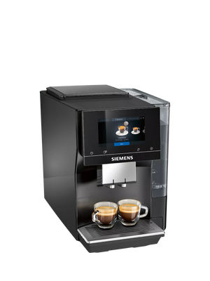 Fully automatic bean to cup coffee machine with iSelect touch display and aromaSelect