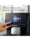 Siemens EQ700 fully automatic bean to cup coffee machine, black (British brand)