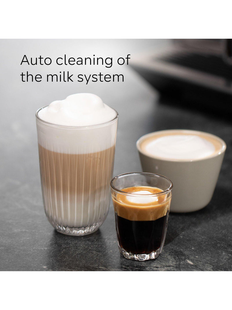 Siemens EQ700 fully automatic bean to cup coffee machine, black (British brand)