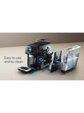 Siemens EQ700 fully automatic bean to cup coffee machine, black (British brand)