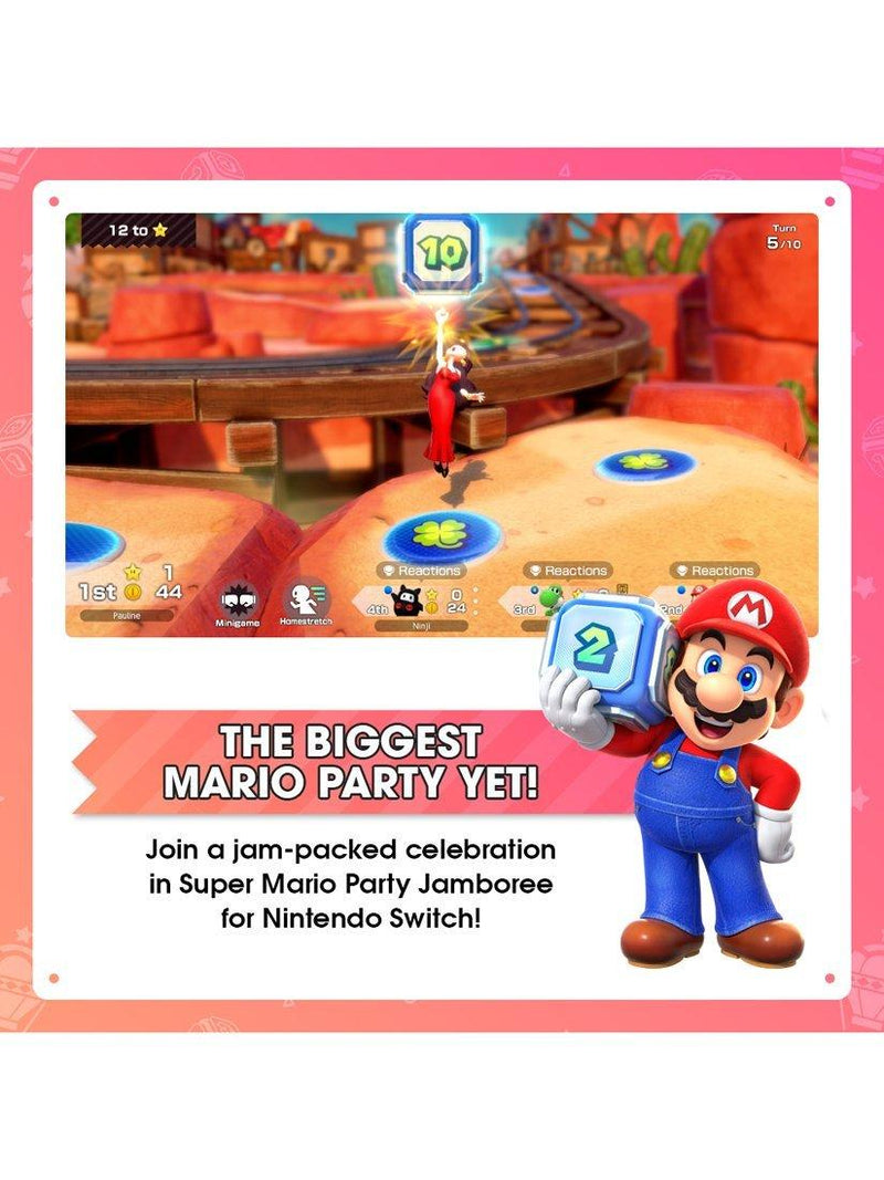 Nintendo Super Mario Party Jamboree Switch game, imported from the UK