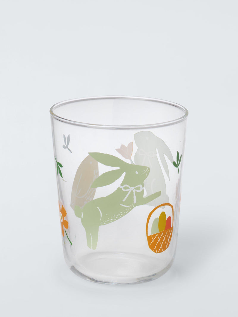 John Lewis Easter Bunny Glass Tumbler 300ml, UK version