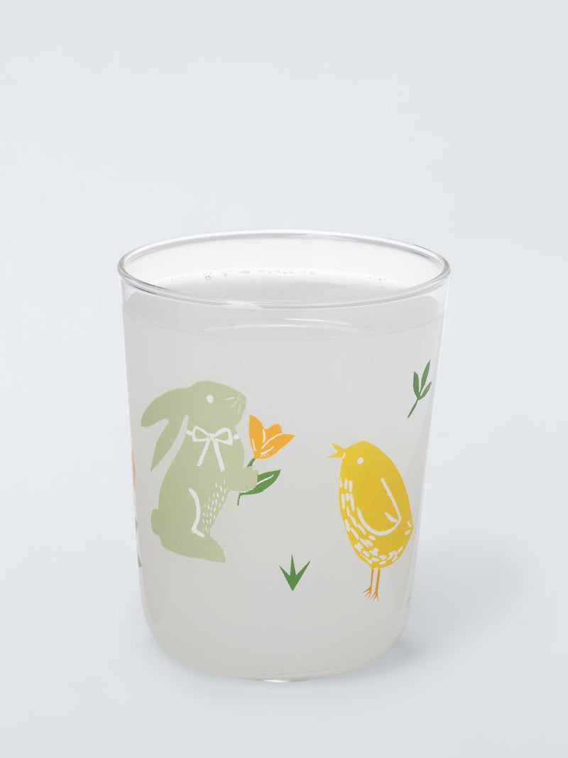 John Lewis Easter Bunny Glass Tumbler 300ml, UK version