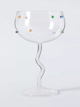 John Lewis John Lewis Wiggle Stem Cocktail Glass 355ml Clear- Buy online at McGrocer