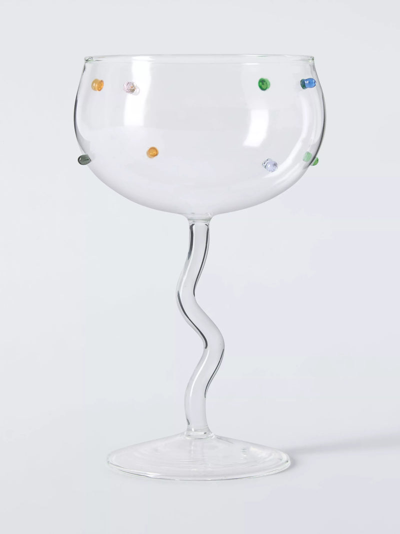 John Lewis wiggle stem cocktail glass 355ml, UK version
