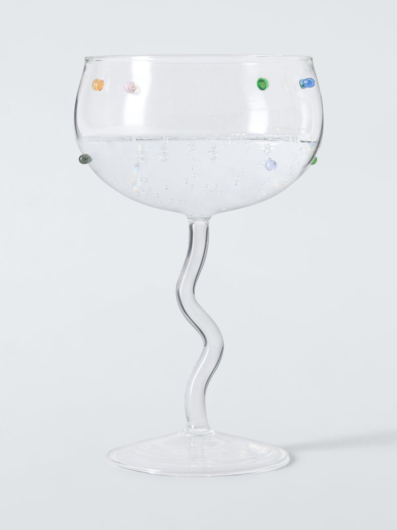 John Lewis wiggle stem cocktail glass 355ml, UK version