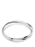 Jon Richard interlocking silver bangles, UK version