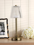 Laura Ashley rechargeable table lamp antique brass 35cm (British brand)