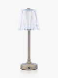 Laura Ashley rechargeable table lamp antique brass 35cm (British brand)