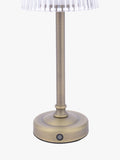 Laura Ashley rechargeable table lamp antique brass 35cm (British brand)