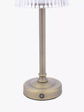 Laura Ashley rechargeable table lamp antique brass 35cm (British brand)