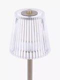 Laura Ashley rechargeable table lamp antique brass 35cm (British brand)