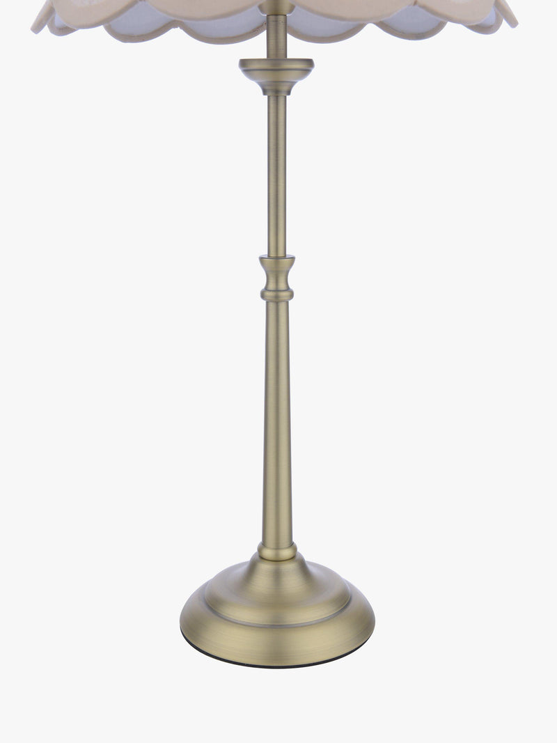 Laura Ashley Cordwell Muschel-Tischlampe (Britische Marke)