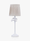 Laura Ashley Eleni table lamp white floral pleated shade (British brand)