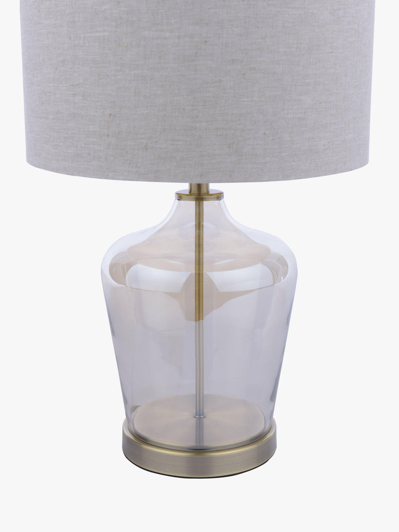 Laura Ashley Ockley Touch table lamp antique brass 54.5cm, UK version