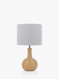 Laura Ashley Padley glazed ceramic table lamp ochre, UK version