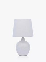 John Lewis Laura Ashley Redhall Ceramic Table Lamp, White- Buy online at McGrocer