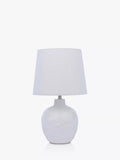 Laura Ashley Redhall ceramic table lamp white, imported from the UK