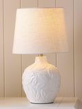 Laura Ashley Redhall ceramic table lamp white, imported from the UK