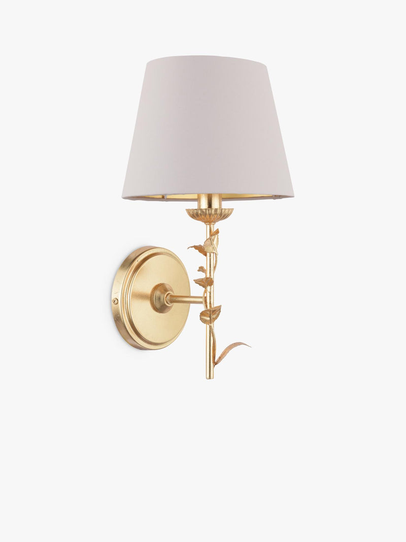 Laura Ashley Halton wall light gold, UK version