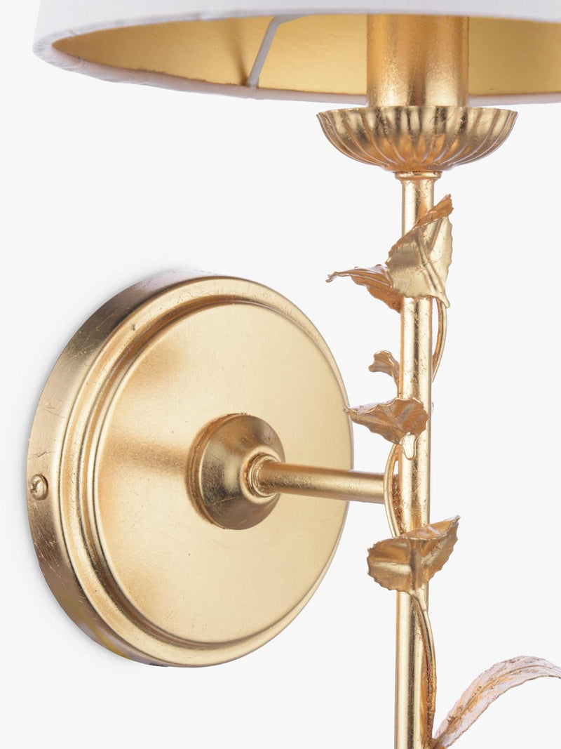 Laura Ashley Halton wall light gold, UK version