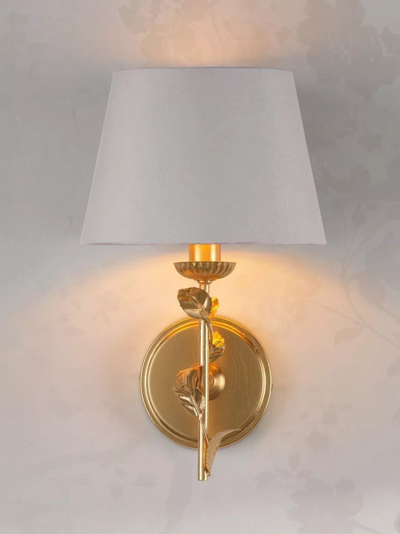 Laura Ashley Halton wall light gold, UK version