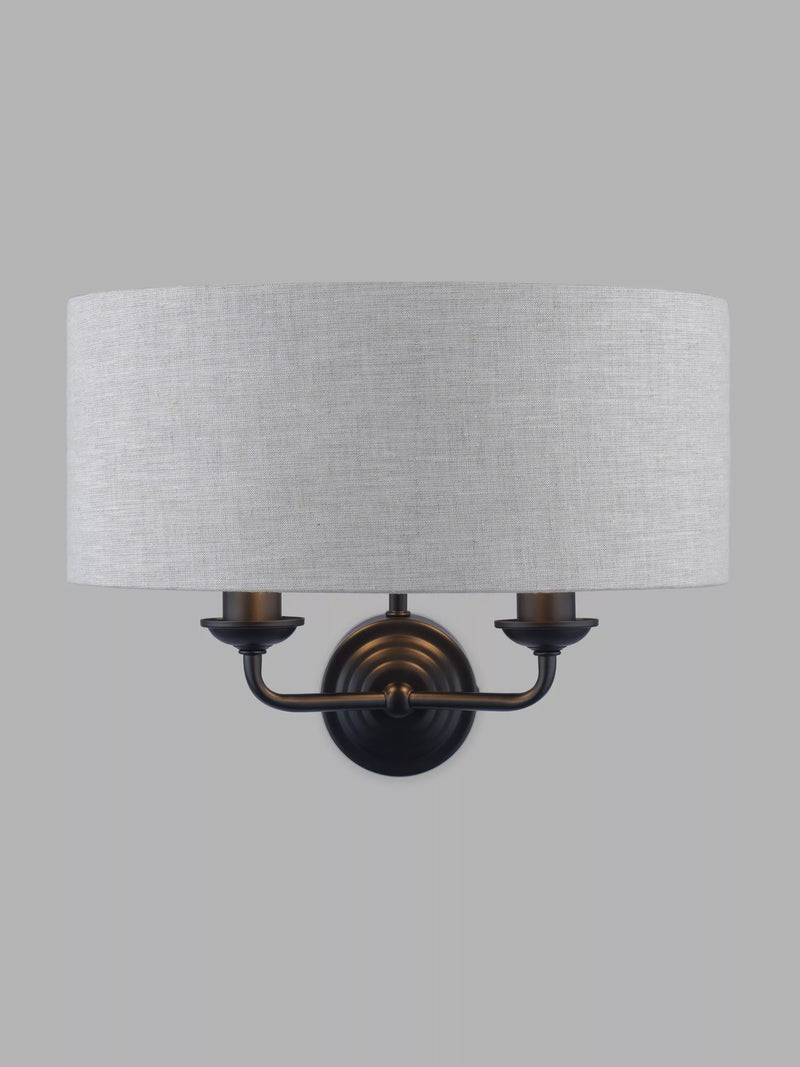 Laura Ashley Sorrento double wall light black - British product