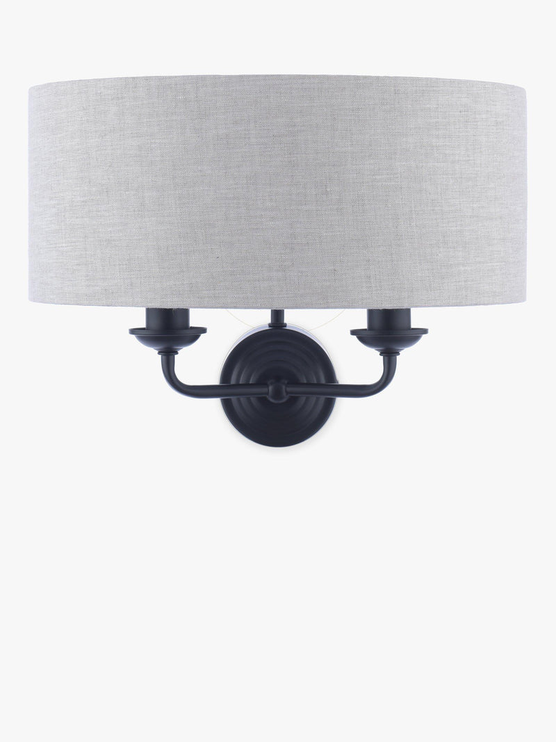 Laura Ashley Sorrento double wall light black - British product