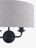 Laura Ashley Sorrento double wall light black - British product