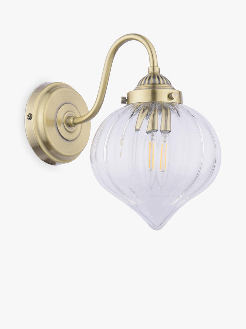 Laura Ashley Whitham wall light antique brass (British brand)