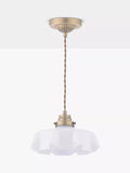 Laura Ashley Banham pendant ceiling light antique brass - British product