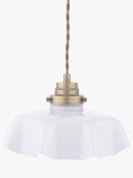 Laura Ashley Banham pendant ceiling light antique brass - British product