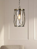 Laura Ashley Beckworth pendant ceiling light antique brass - British product