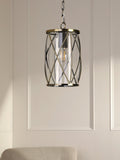 Laura Ashley Beckworth pendant ceiling light antique brass - British product