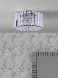 Laura Ashley Fernhurst flush ceiling light polished chrome (British brand)