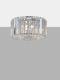 Laura Ashley Fernhurst flush ceiling light polished chrome (British brand)