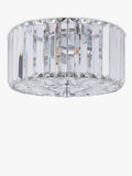 Laura Ashley Fernhurst flush ceiling light polished chrome (British brand)