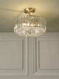 Laura Ashley semi-flush ceiling light antique brass 3 bulb, imported from the UK