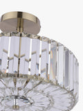 Laura Ashley semi-flush ceiling light antique brass 3 bulb, imported from the UK